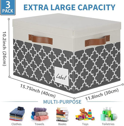GhvyenntteS Extra Large Storage Bins - Image 3