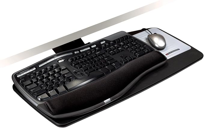 3M Keyboard Tray, Just Lift to Adjust Height and Tilt, Sturdy Tray Includes Gel - Image 9