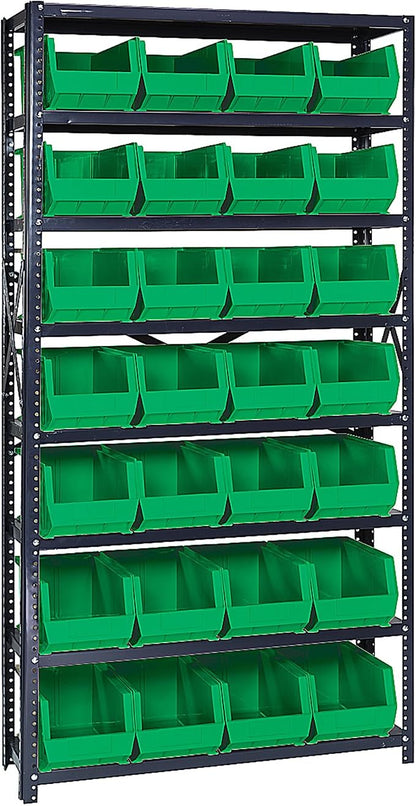 Quantum Storage Systems QSBU-240GN Giant Open Hopper Steel Shelving System by QuantumStorageSystems
