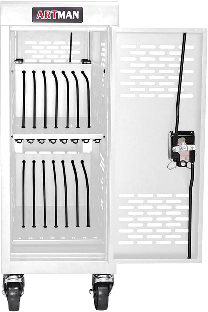 16 Devices Mobile Charging Cart by TIOPLY