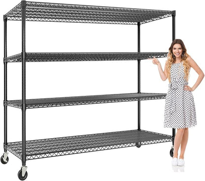 73" H Storage Shelves 2640LBS Heavy Duty Shelving Unit by Unknown