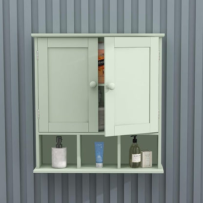 TaoHFE Green Medicine Cabinet, Bathroom Wall Cabinet - Image 5