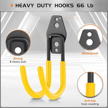 Heavy Duty Hose Hook, Garage Storage Utility Hooks, Garden Hose Hooks - Image 4