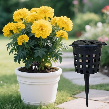 Plant Fertilizer Cup – Nutrient Release Container, Lid Storage Holder, Garden - Image 3
