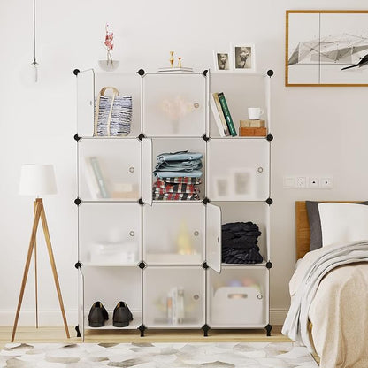 AWTATOS 12 Cube Storage Organizer, Closet Storage Shelves - Image 2