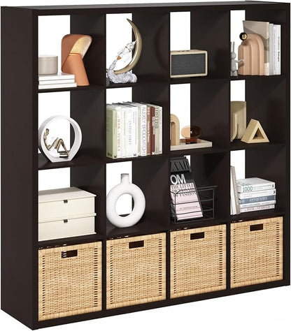 16-Cube Cubicle Bookshelf, Cube Bookcase - Image 5