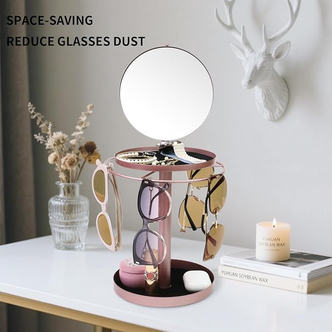 360° Rotating Sunglasses Organizer - Image 3