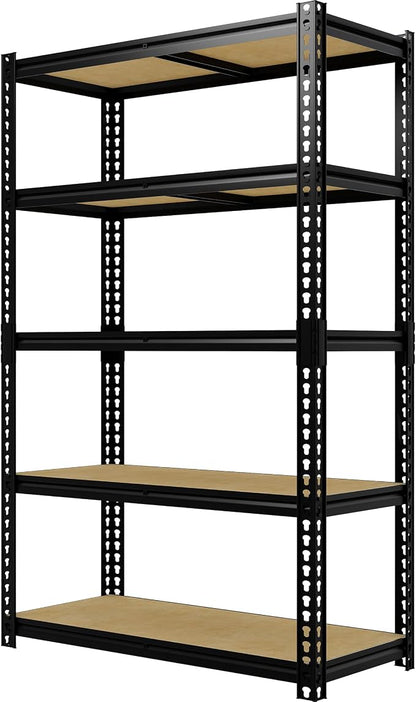 Heavy Duty Garage Storage Shelves, 2500 Lbs Capacity, 5-Tier Adjustable Storage by Unknown