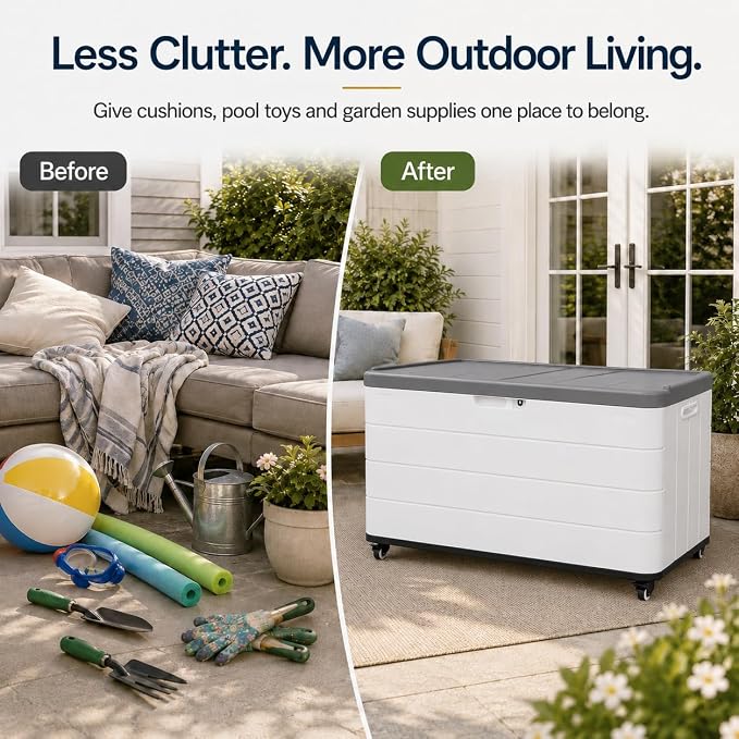 ADDOK 110 Gallon Outdoor Storage Box - Image 4