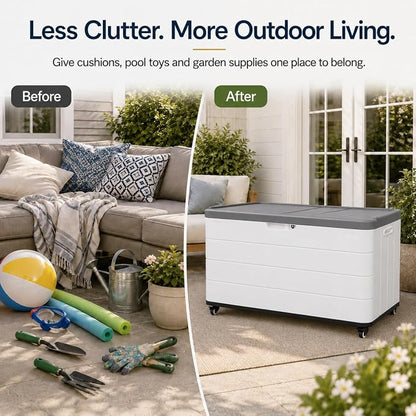ADDOK 110 Gallon Outdoor Storage Box - Image 4