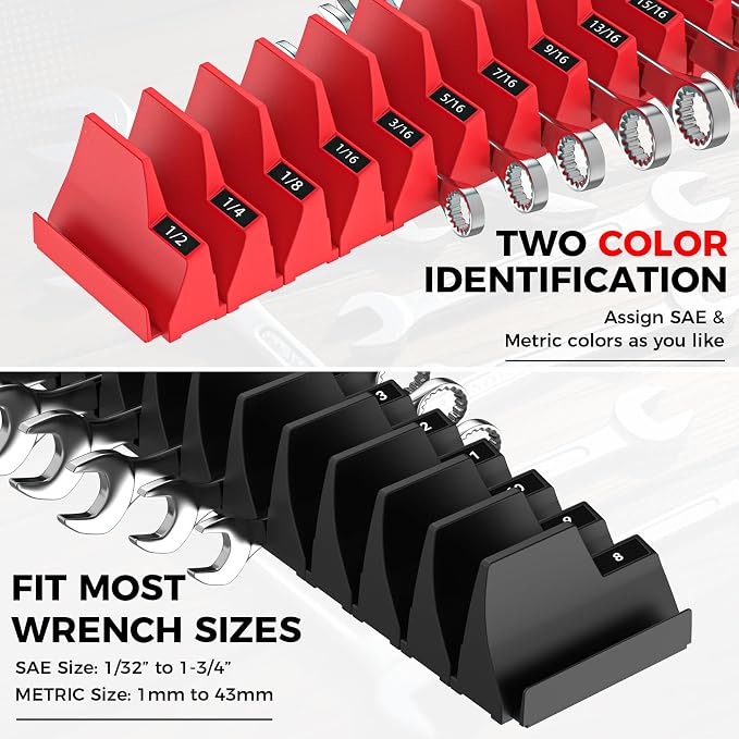 42PCS Magnetic Modular Wrench Organizers - Image 2
