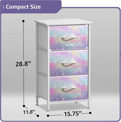 Sorbus Nightstand with 3 Drawers - Image 3
