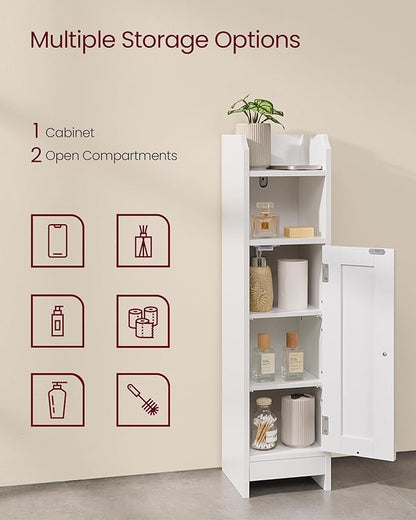 VASAGLE Small Storage Corner Floor Cabinet - Image 4