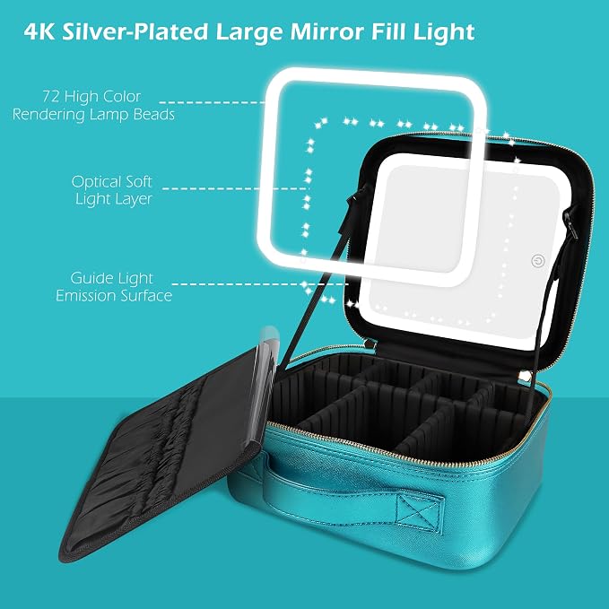 MOMIRA Travel Makeup Bag Cosmetic Bag Makeup Organizer Bag - Image 3