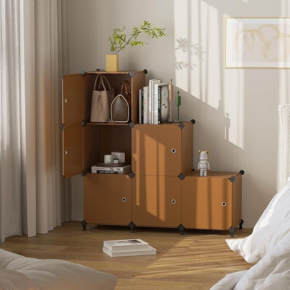 Cube Storage Organizer, 6-Cube Shelves Unit - Image 5