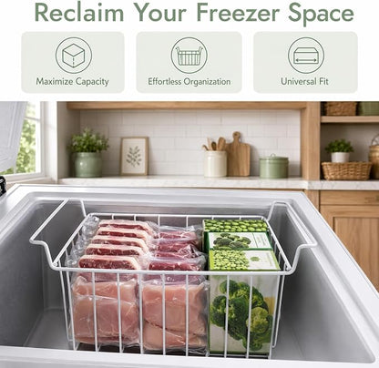 SHINEOFI 2Pcs Freezer Organizer Bins - Image 6