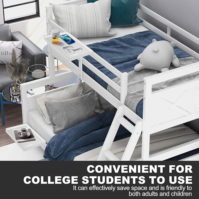 Bedside Shelf for Bunk & Loft Beds, College Dorm Room and Kids Room Essentials - Image 4