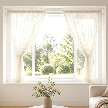 2Pcs Spring Tension Curtain Rod - Image 2