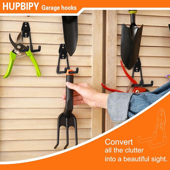 18 Pack Garage Hooks Heavy Duty Utility Steel - Image 6