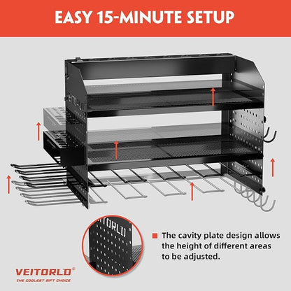 Veitorld Power Tool Organizer Wall Mount - Image 7