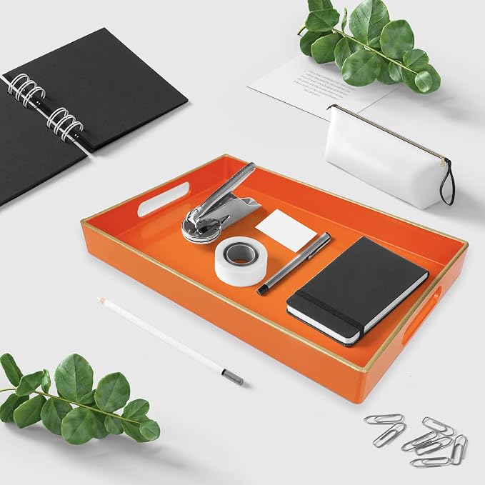 Spsyrine Orange Bathroom Vanity Tray - Image 4