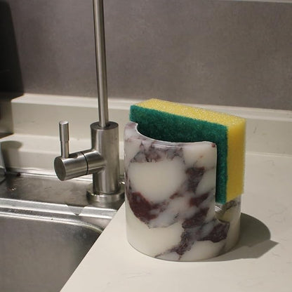 Natural Marble Travertine Sponge Holder - Image 3