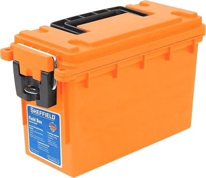 Sheffield Ammo Box Made in USA, Stackable Lockable Ammo Storage Box | Lockable by Sheffield