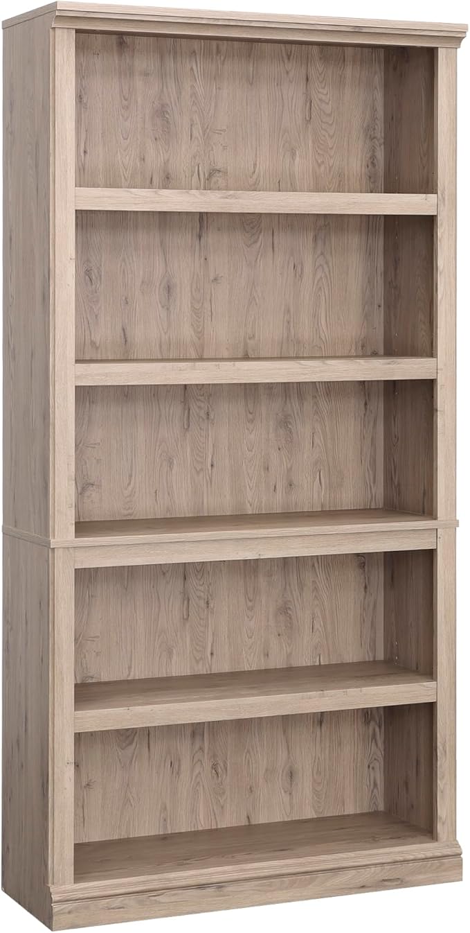 Sauder 5 Tier Book Shelf Wooden Bookcase Multipurpose Bookshelf by SAUDER%C2%AE