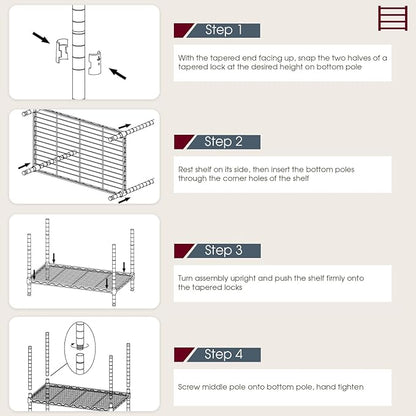 BestOffice | 6-Tier Wire Shelf - Image 6