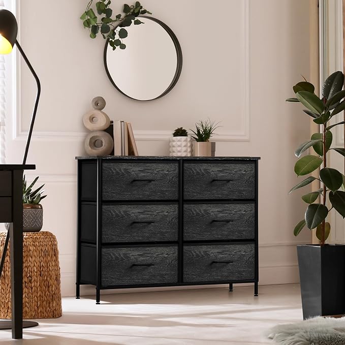Sorbus Dresser with 6 Faux Wood Drawers - Image 6