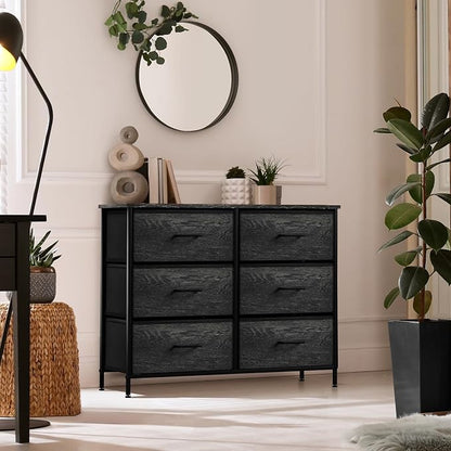 Sorbus Dresser with 6 Faux Wood Drawers - Image 6