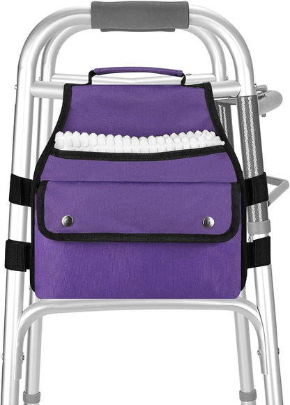 supregear Side Walker Bag, Walker Accessories Bag w/Cup Holder, Folding Walker - Image 8
