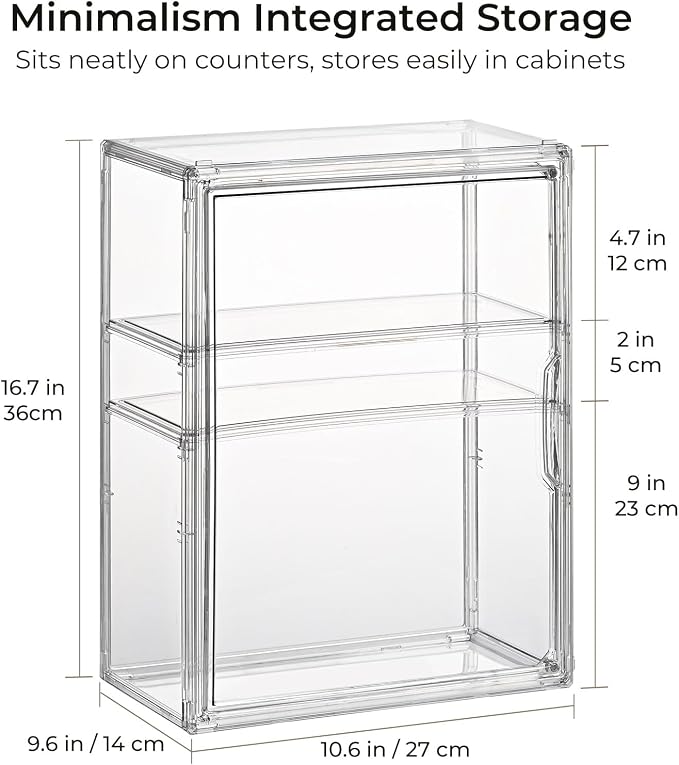 Baby Bottle Organizer – Large Adhesive Wall-Mount 3 Tier Adjustable Acrylic - Image 4