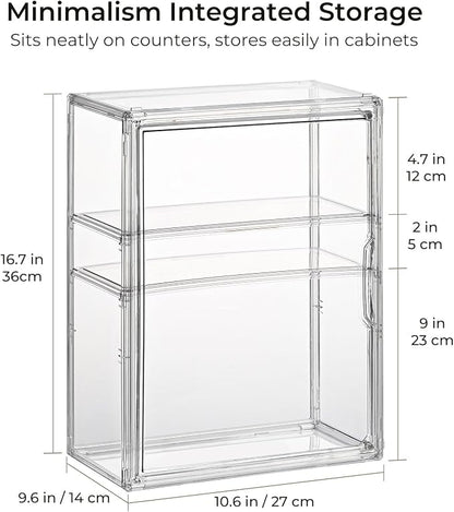 Baby Bottle Organizer – Large Adhesive Wall-Mount 3 Tier Adjustable Acrylic - Image 4
