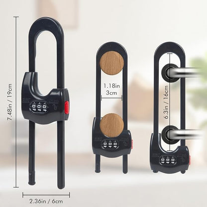 4 Pack Cabinet Locks Baby Proofing Upgrade Child Proof Cabinet Lock Adjustable - Image 7