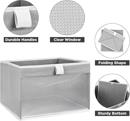 Linen Closet Organizers and Storage, Closet Storage Bins Basket Organizer - Image 7