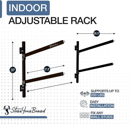 StoreYourBoard G-Kayak Wall Rack – Heavy-Duty Indoor Kayak Rack - Image 4