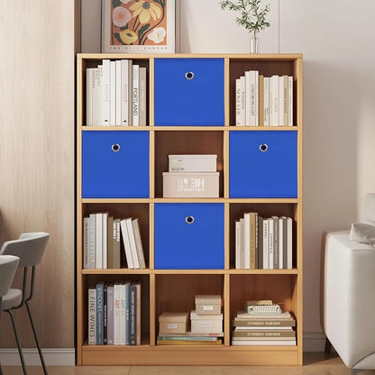 Foldable Storage Cubes Bins, 11 Inch Cloth Storage Cube Fabric Storage Box - Image 5