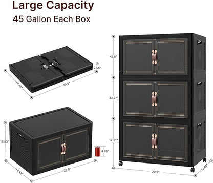 1016QT Extra Large Stackable Storage Bins - Image 2