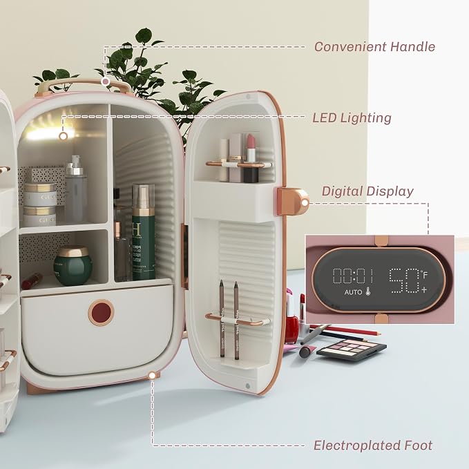 HOMCOM Portable Skincare Fridge - Image 5