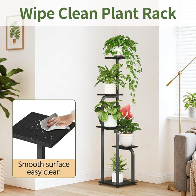 LASZOLA 5 Tiered Plant Stand Tall - Image 3
