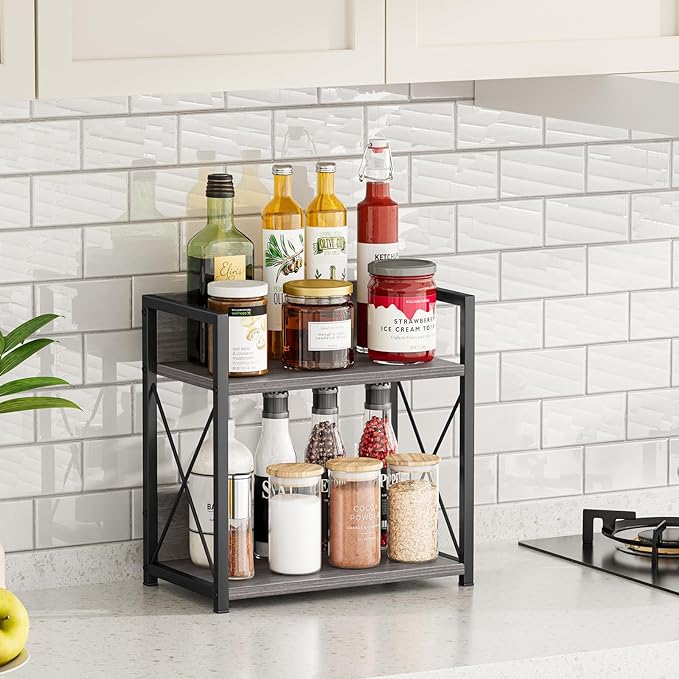 Giikin Countertop Shelf Organizer, 2 Tier Coffee Organizer - Image 3