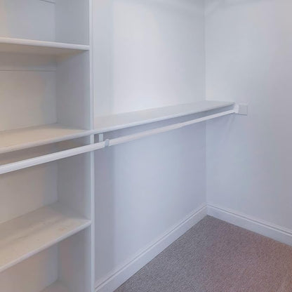 Adjustable Closet Rod, Steel 30 Inch to 48 Inch, 30 Pound Capacity - Image 8