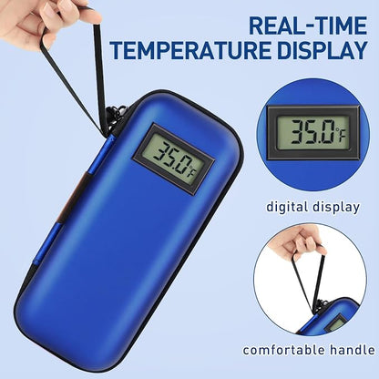 Insulin Cooler Travel Case, Portable Temperature Display Medicine Travel Cooler - Image 2