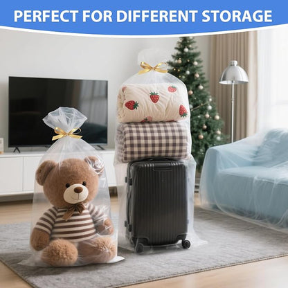 Large Clear Plastic Storage Bags, Seasonal Clothing, Comforter and Basement - Image 7