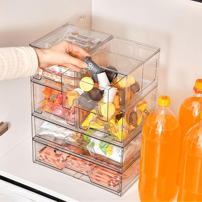 Stackable Makeup Organizer Storage Drawers Set of 6, Pantry Organization - Image 7