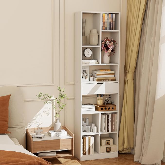 Tangkula 71” Tall Bookcase - Image 9