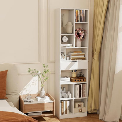 Tangkula 71” Tall Bookcase - Image 9