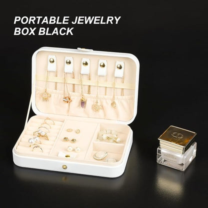Small Jewelry Box, Travel Jewelry Case Portable Jewelry Boxes - Image 3
