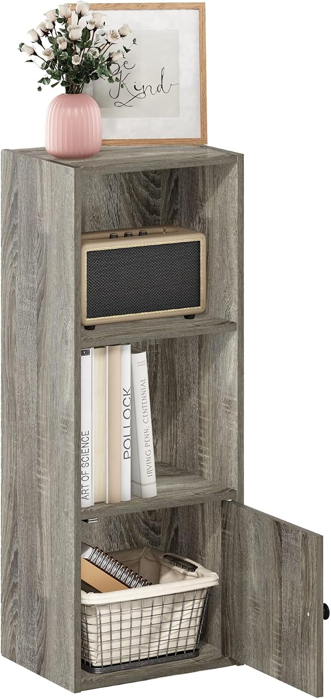 Furinno LUDER Book Shelf, 3-Tier Modern Bookshelf, Bookcase by Furinno-FitsYourSpaceFitsYourBudget